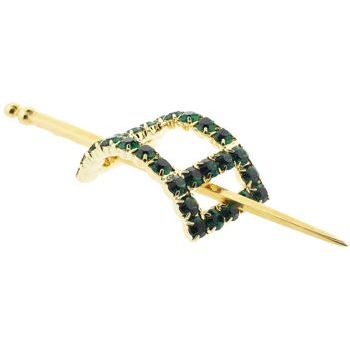 Alex and Ani - Hair Sweep - Emerald Green Hued Swarovski Crystals (1)